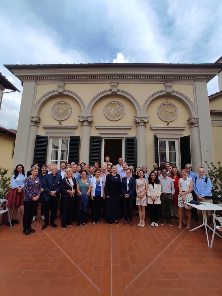 Group photo at the EU-Australian Health Research Infrastructure Symposium in Prato, 2025. 