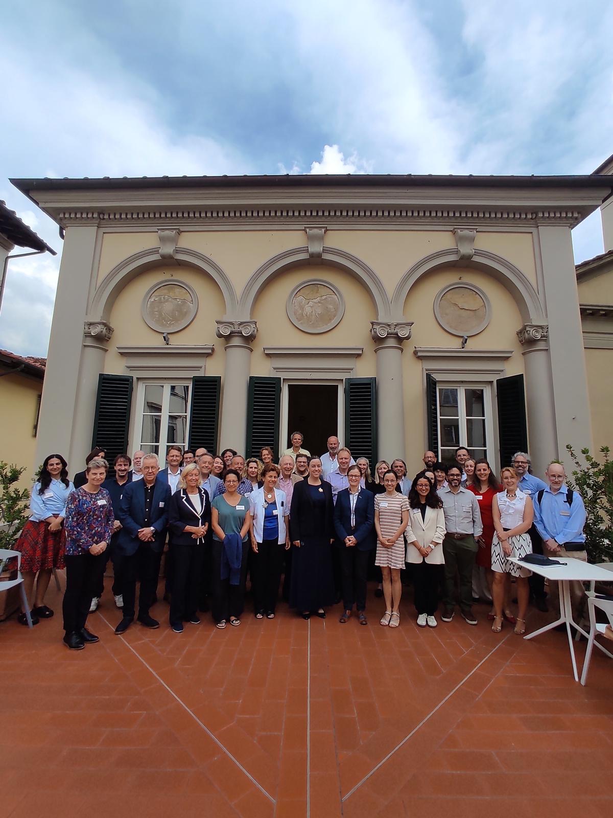 Group photo at the EU-Australian Health Research Infrastructure Symposium in Prato, 2025.