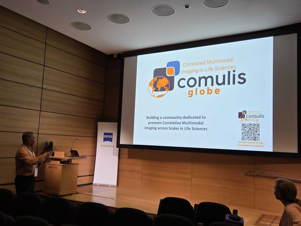 Paul Verkade highlights the COMULISglobe initiative at the 3D CLEM 2026.  