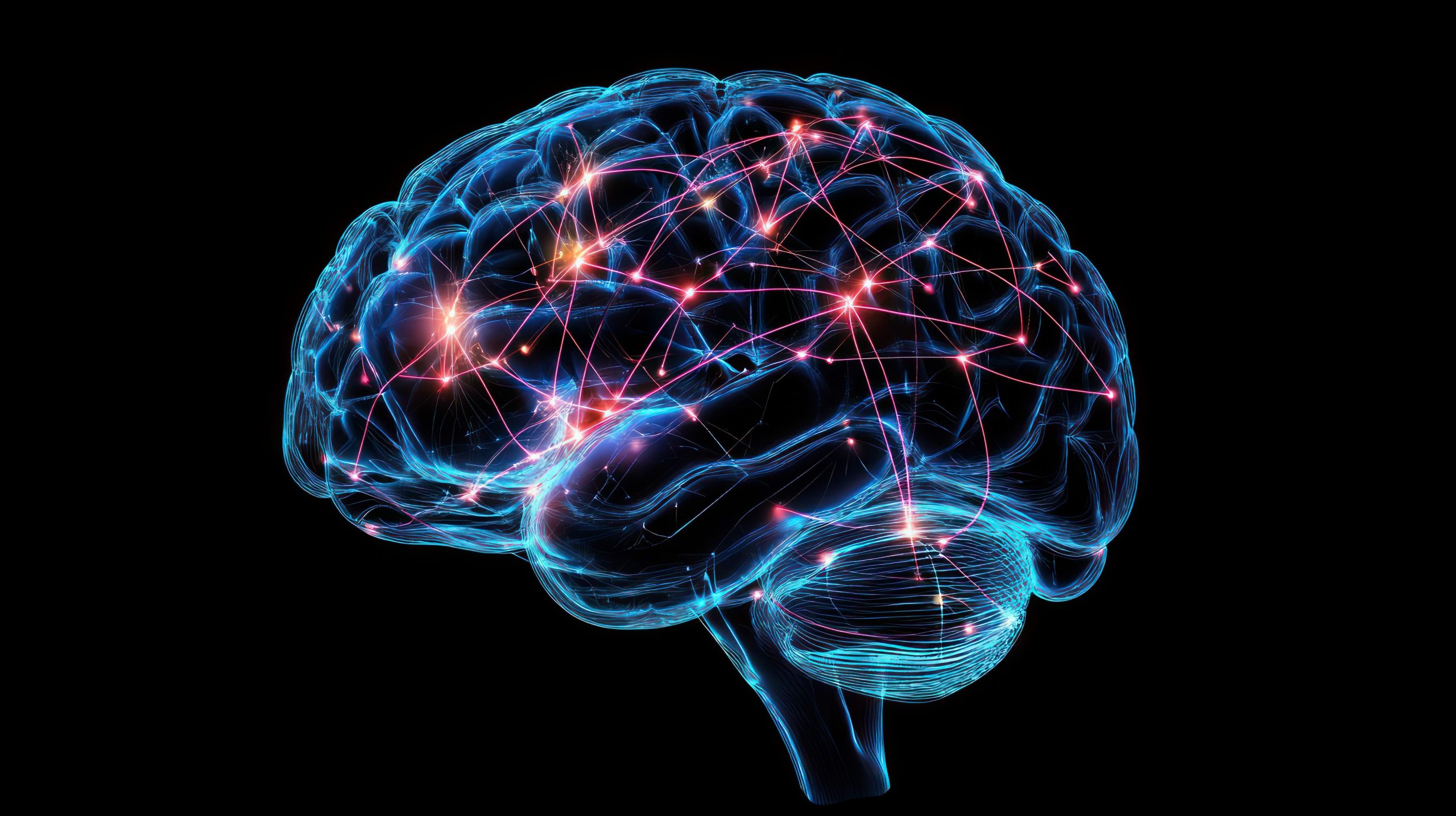 A medical illustration of the brain