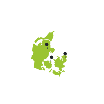 Map of Denmark