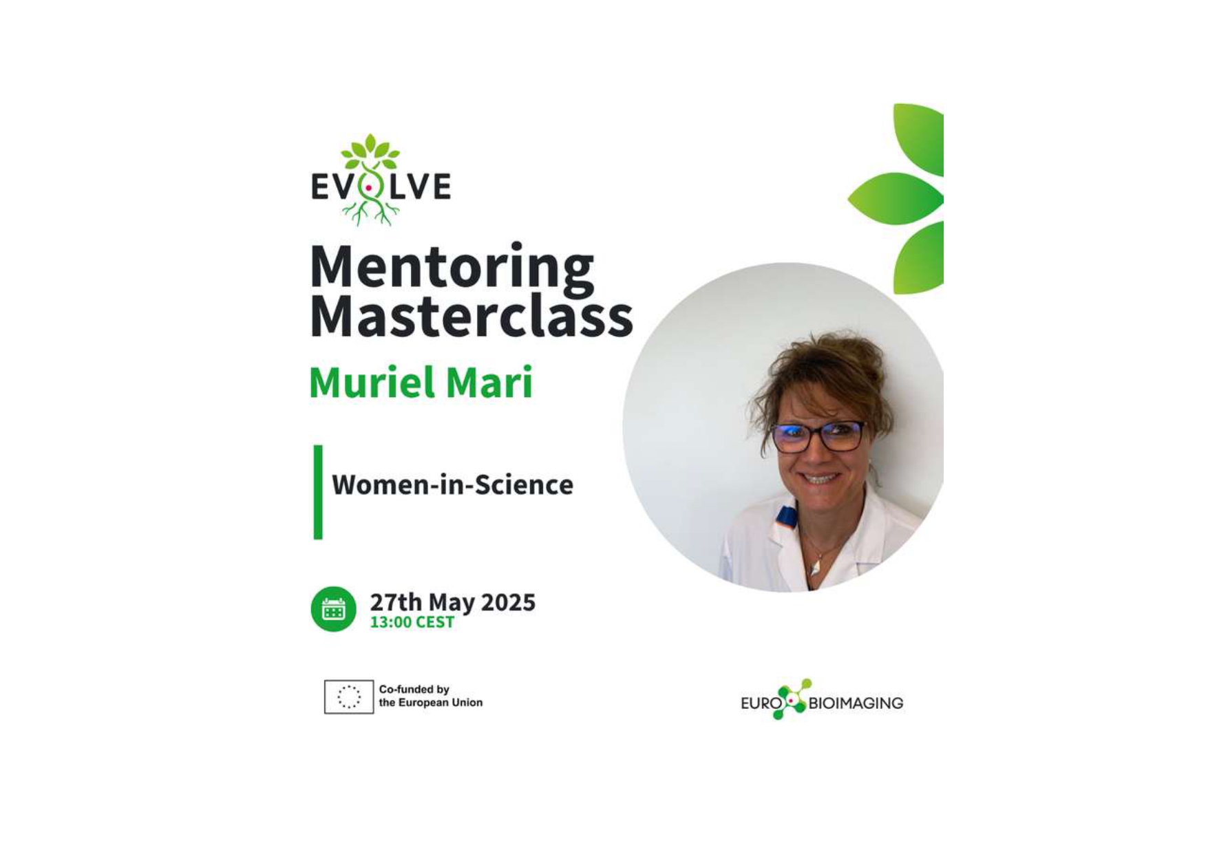 Muriel Mari Masterclass EVOLVE Mentoring
