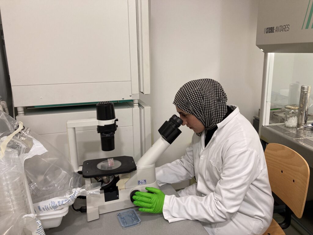 sample prep room