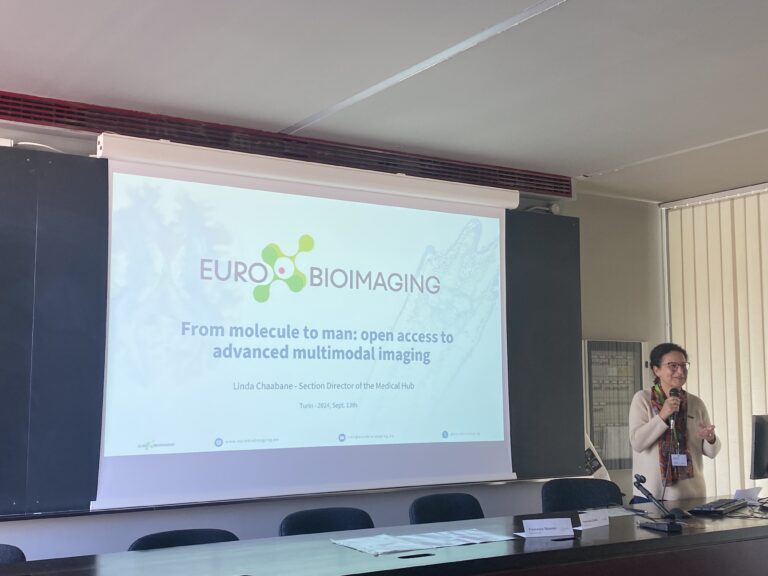 Linda Chaabane presents Euro-BioImaging at YITAMIC "Chat & Science" in Torino