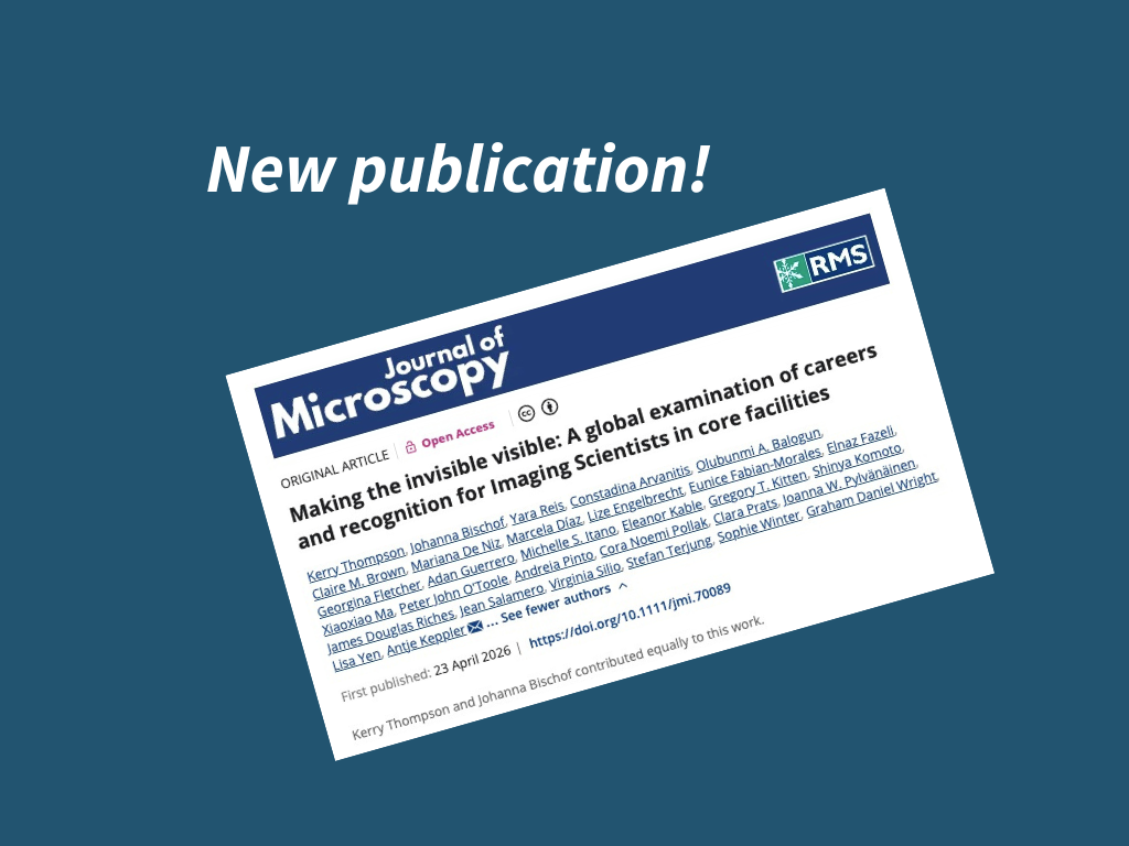 New publication in Journal of Microscopy
