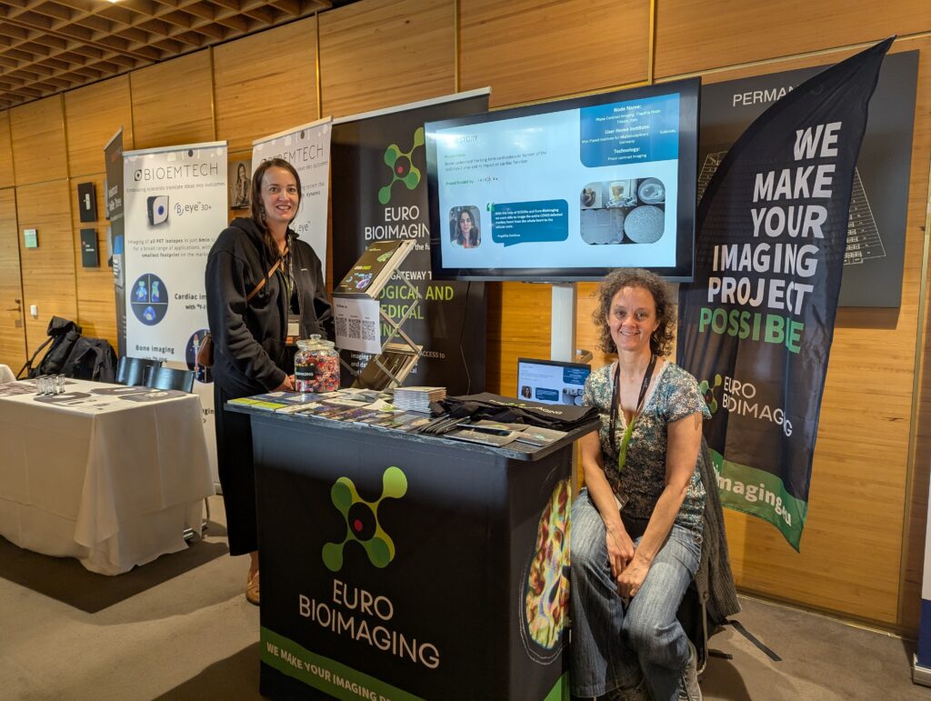 Euro-BioImaging booth at Turku PET Symposium 2025