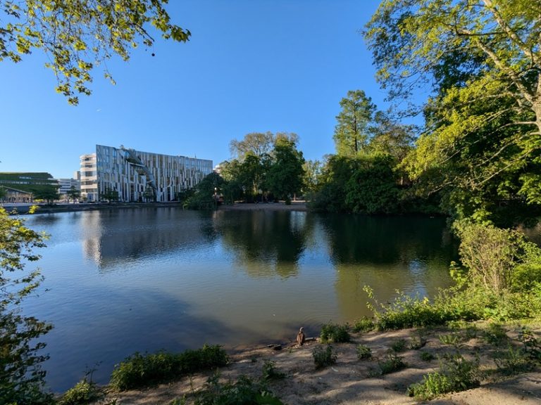 view of sunny Düsseldorf