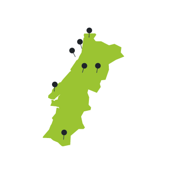 Map of Portugal