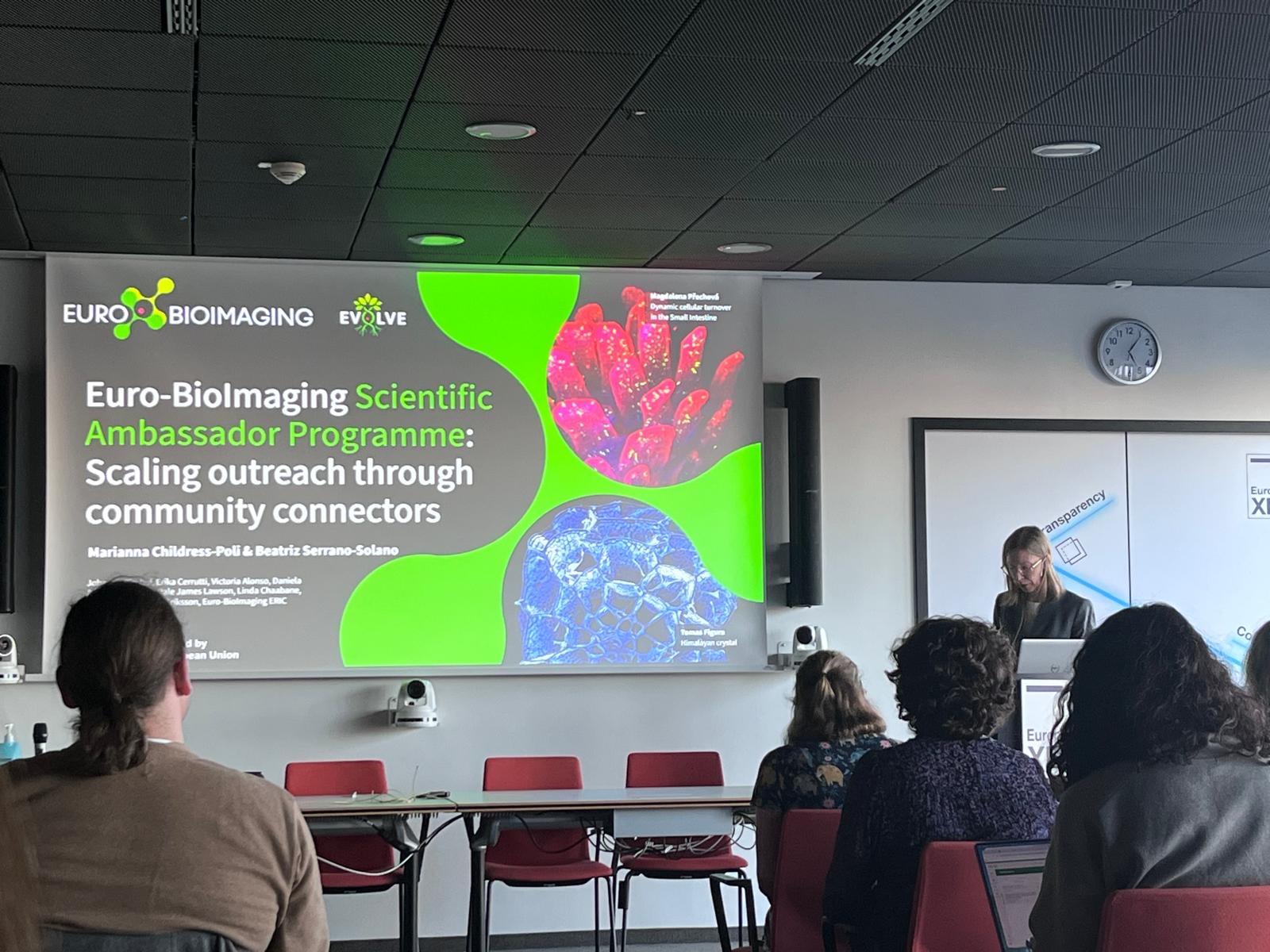 Presentation at a conference