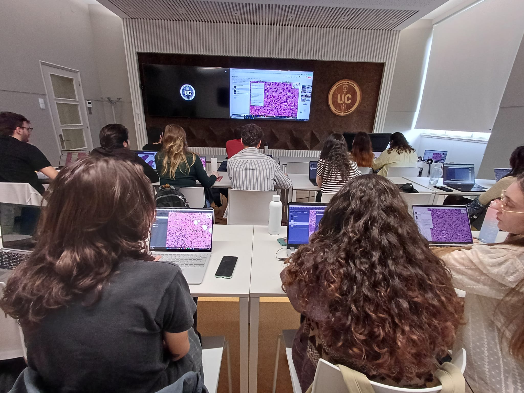 people at a training course
