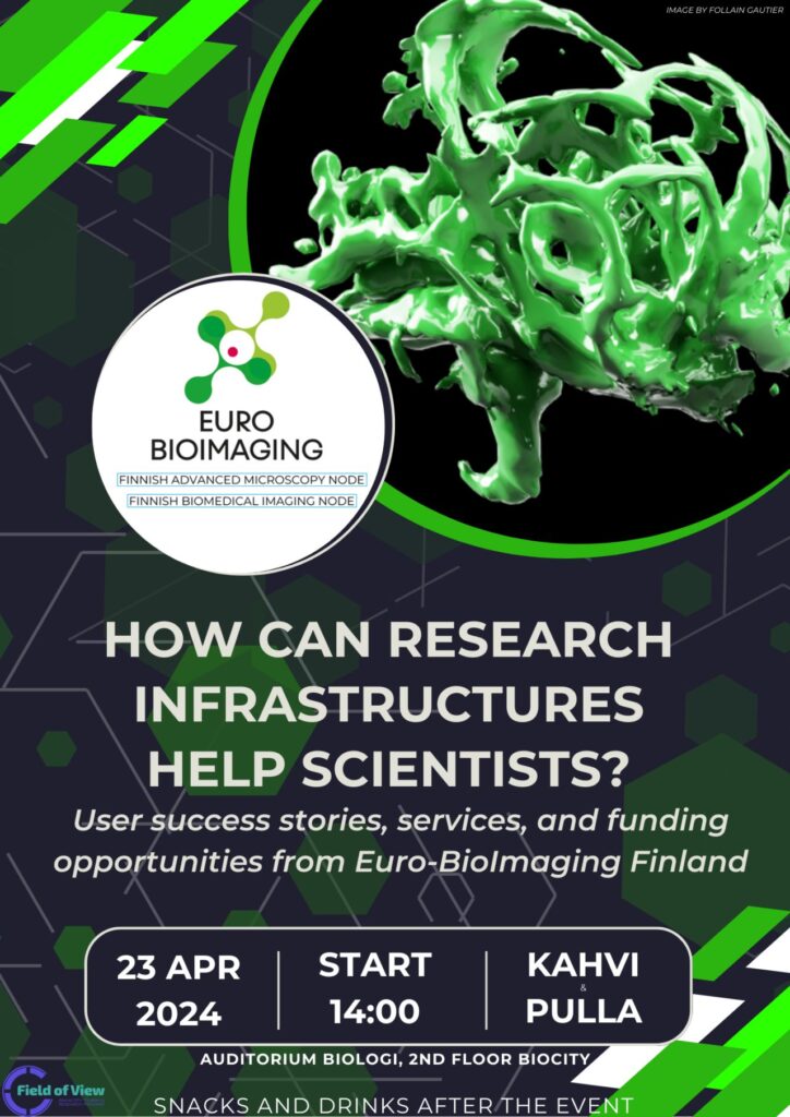 FiAM and FiBI Nodes organised an event on how research infrastructures can help scientists