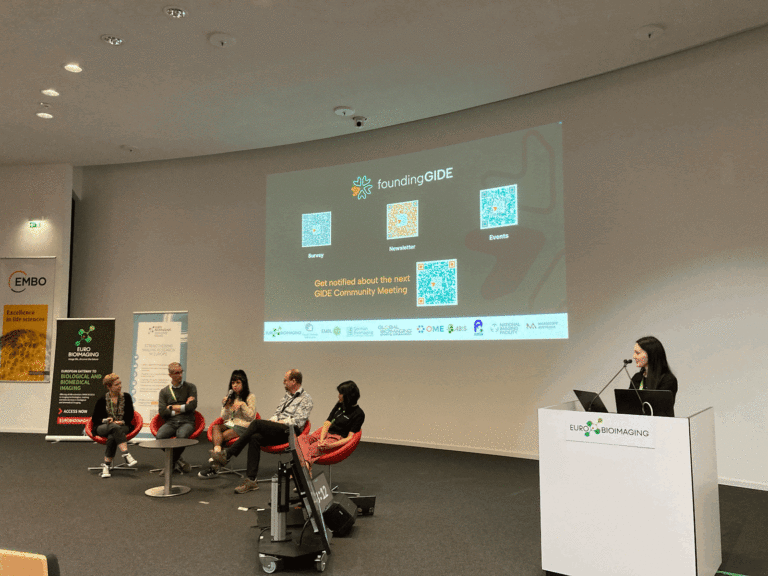 The panel discussion during the foundingGIDE session on “What do the Nodes need to improve their data management practices?”