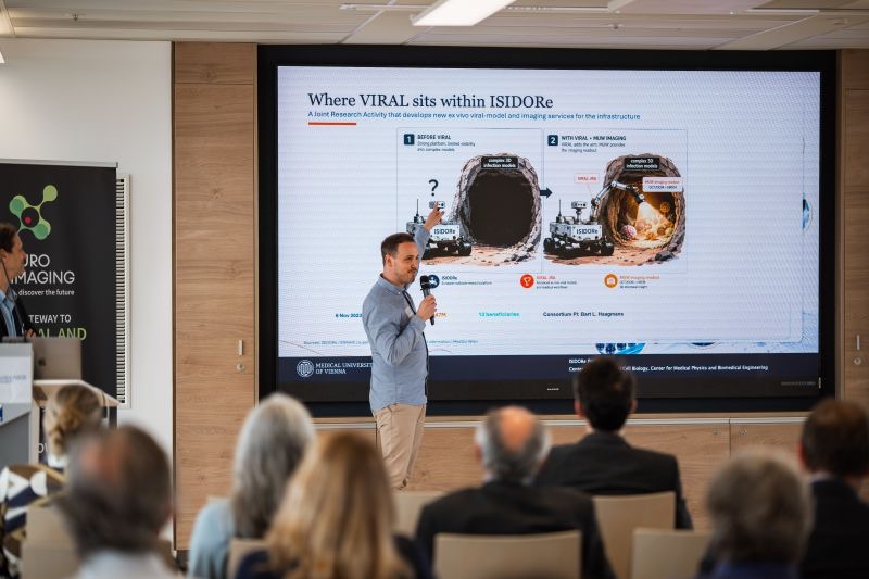 Man giving a presentation