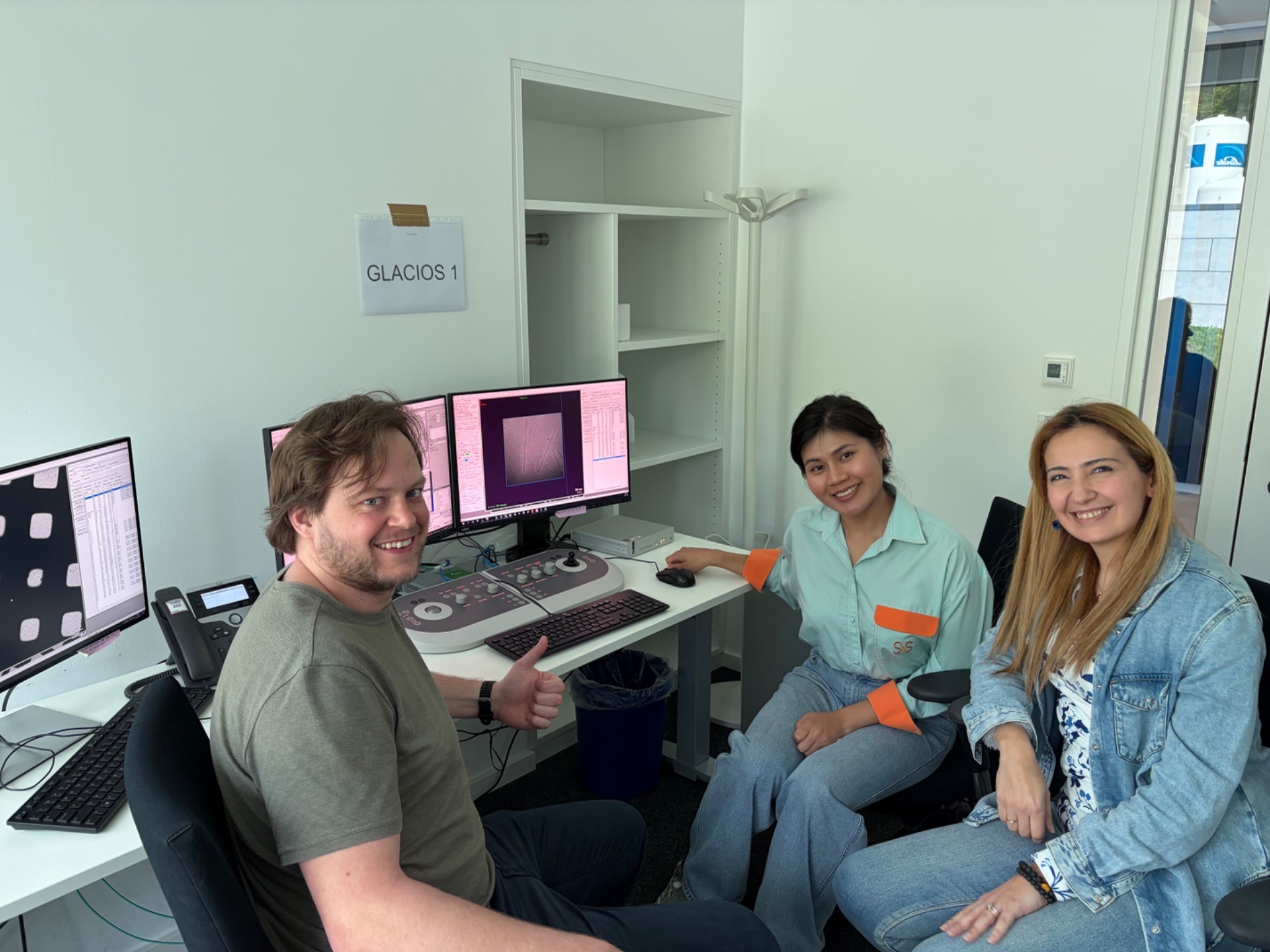 A happy research team.