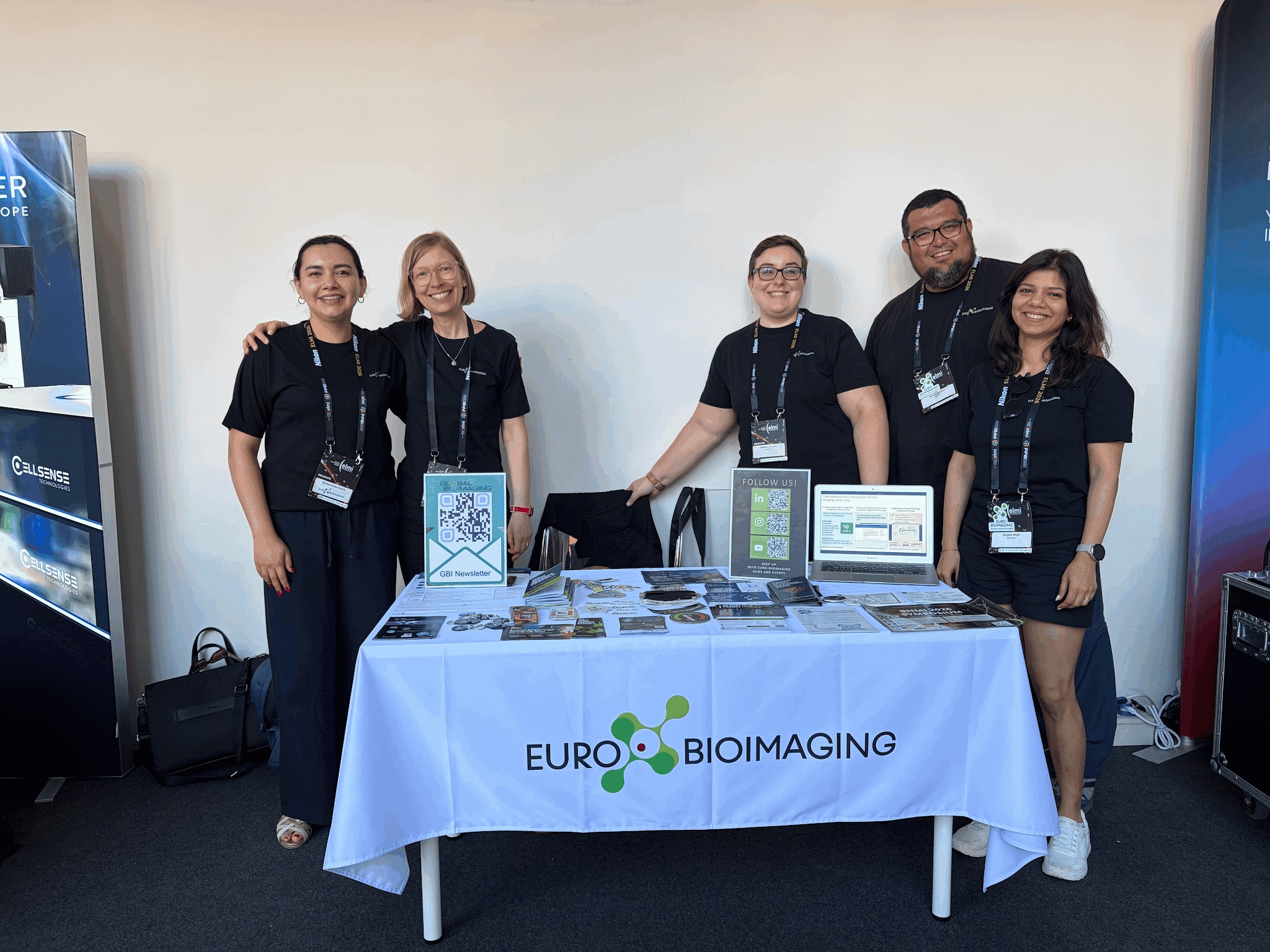 Euro-BioImgaing team at ELMI 2026.