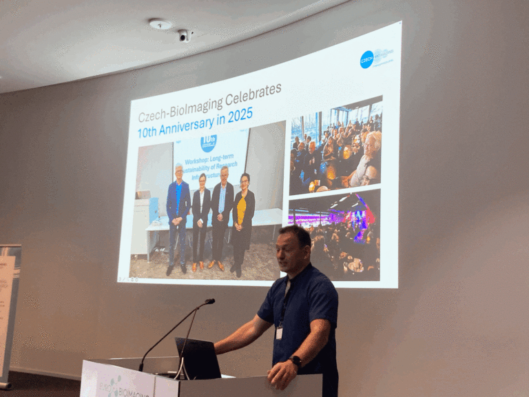 Aleš Benda shared a range of new developments at the Prague Node, including a highlight on the Czech-BioImaging 10th Anniversary celebration which took place in Prague in March 2025. 