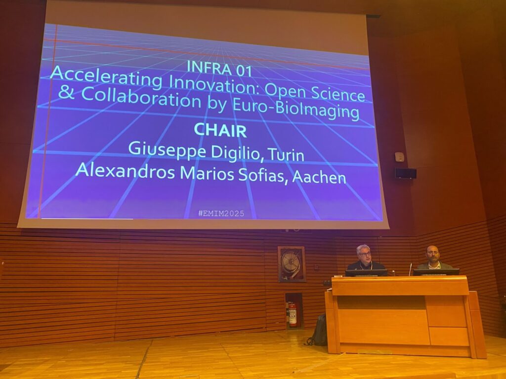 Photo from the Special Session at EMIM 2025 "Accelerating Innovation: Open Science & Collaboration by Euro-BioImaging"