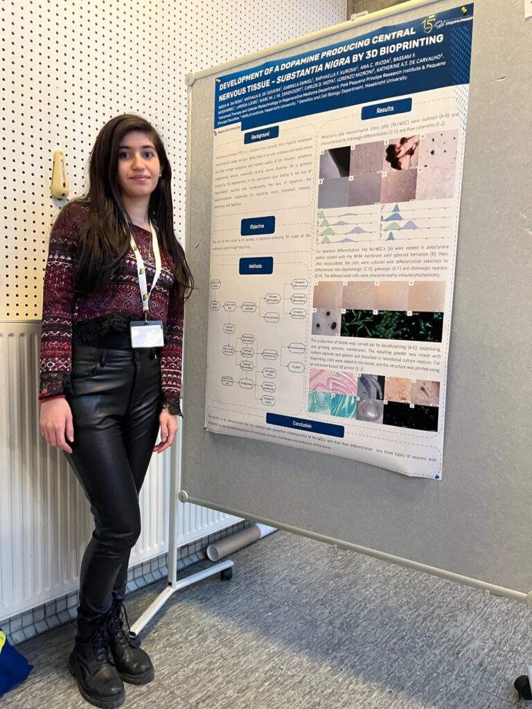 Nádia’s scientific journey in Europe included attending the EURON PhD Days in Cologne, where she had a poster presentation and an oral presentation.