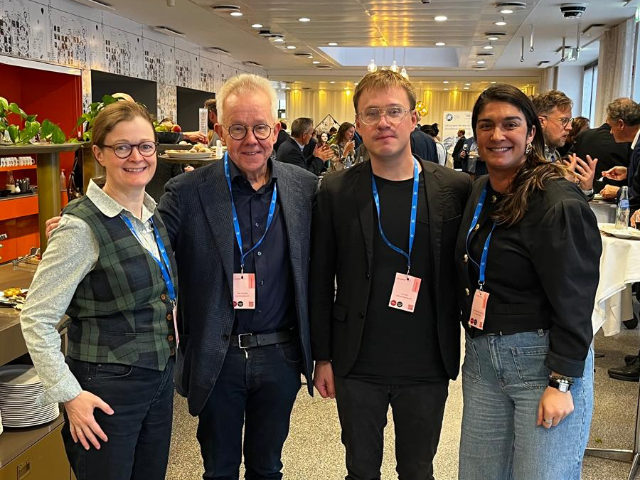 Antje Keppler, John Eriksson, Ilari Pulli and Anne-Charlotte Joubert at RTI Summit 2025