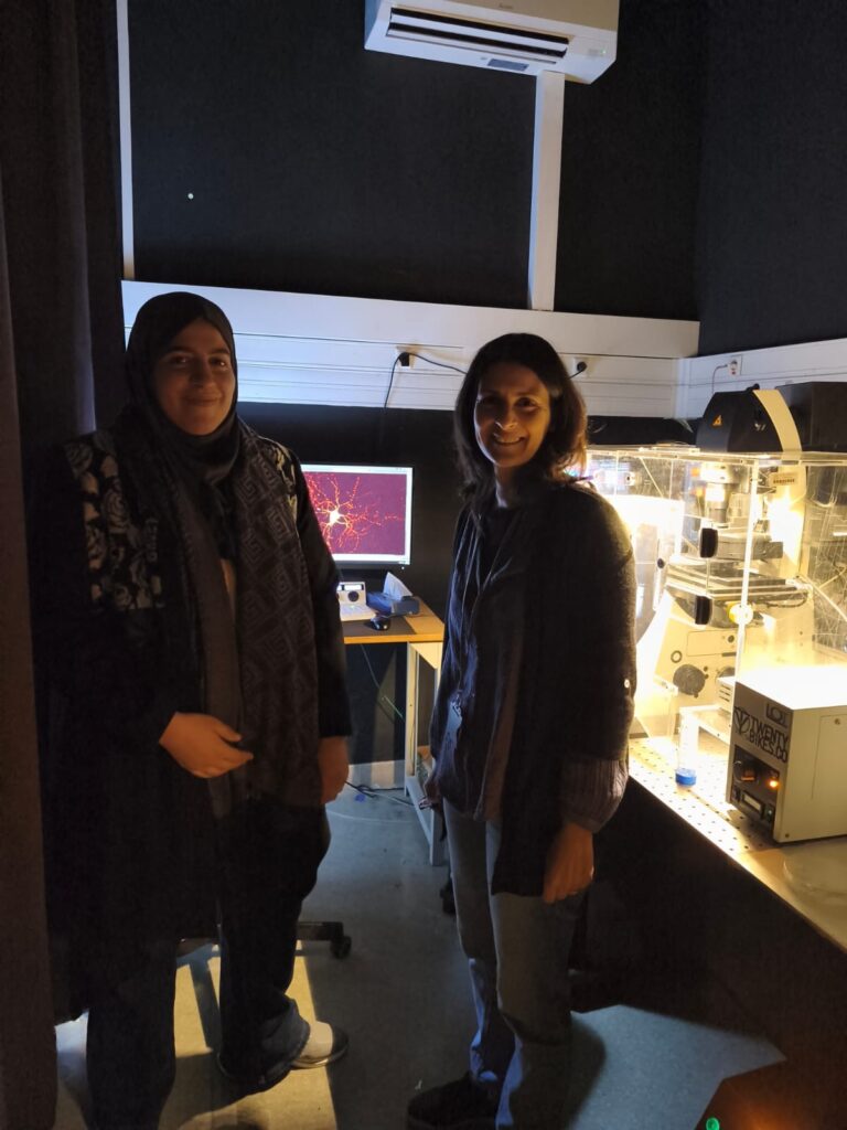Waime Aissoug (CRBT) and Samira Benadaa (Imachem, ENS) in Paris.
