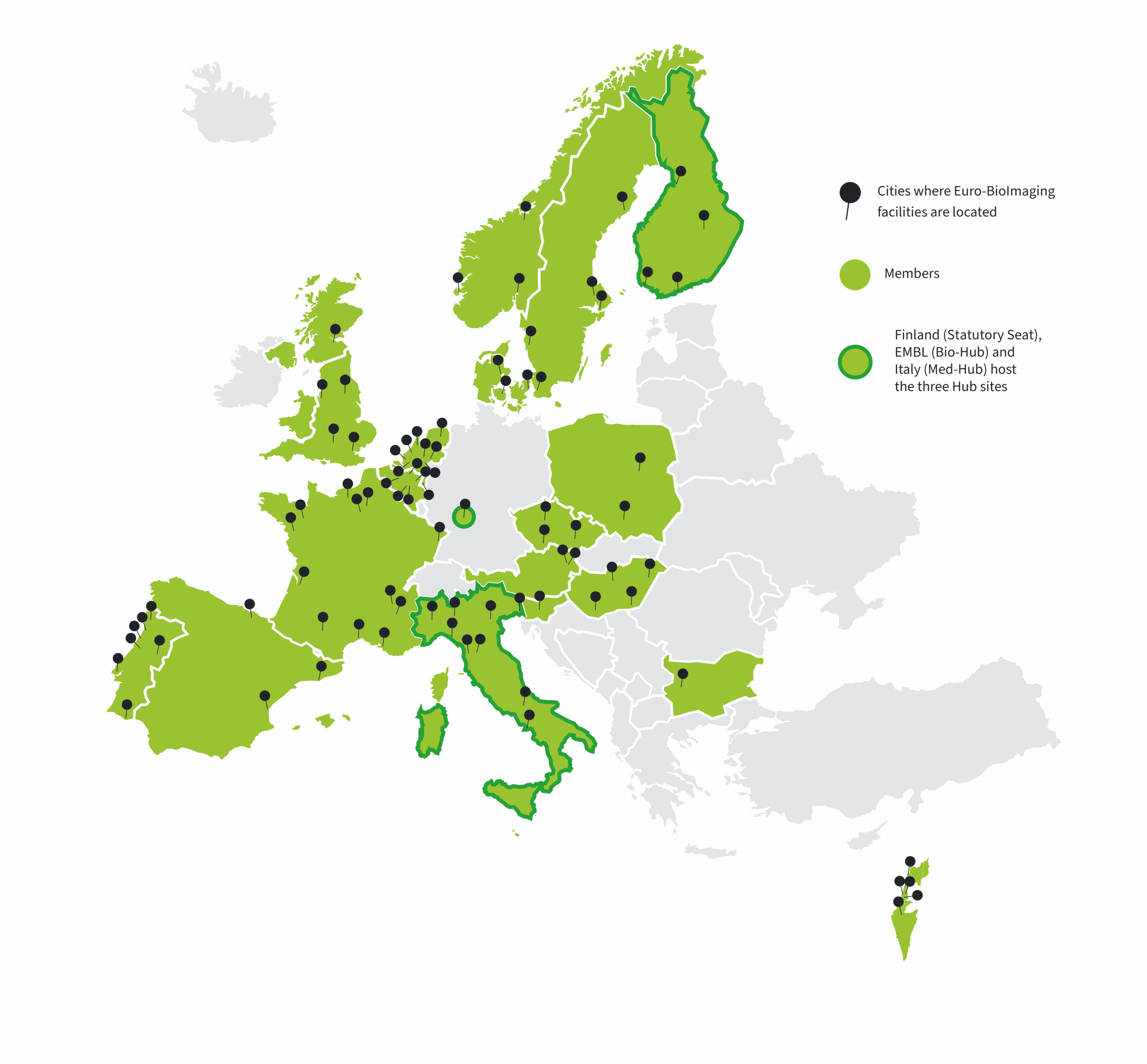 Euro-BioImaging Map 2025